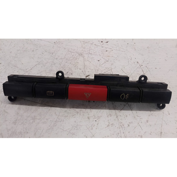 Botão Interruptor Pisca Alerta Fiat Palio 2008 Original  Preto