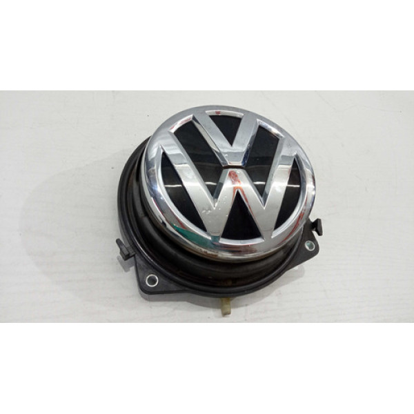 Maçaneta Emblema Tampa Porta Traseiro Fox Saveiro 15/22 Preto/prata