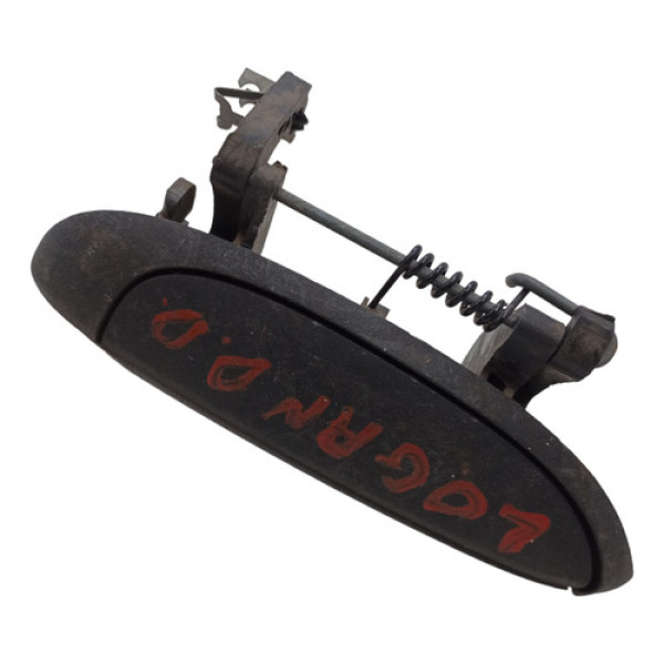 Maçaneta Externa Dianteiro Renault Es Clio Logan 2003 A 2014 Preto Dianteira