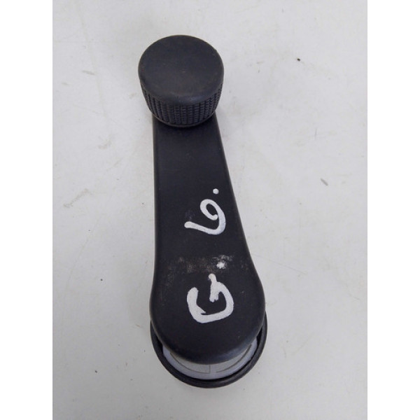 Manivela Vidro Vw Gol Parati Saveiro Voyage 2016 Preto