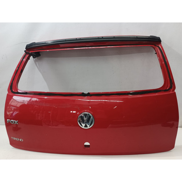 Tampa Traseira Volkswagen Fox 2012 A 2015 Original C/avaria Vermelho