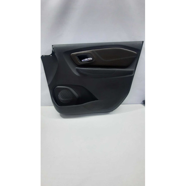 Forro Porta Dianteiro Direito Diant Gm Spin 2013 A 2019 Preto Com Marrom