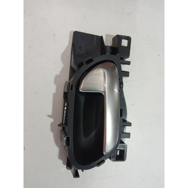 Maçaneta Interna Traseira Direita Peugeot 208  Preto Traseira