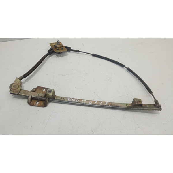 Máquina Vidro Manual Fiat Uno 91 Até 04 Dianteiro Esquerdo