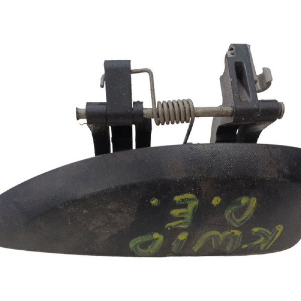 Maçaneta Externa Traseiro Esquerdo Renault Kwid 2017 A 2019 Preto Dianteira