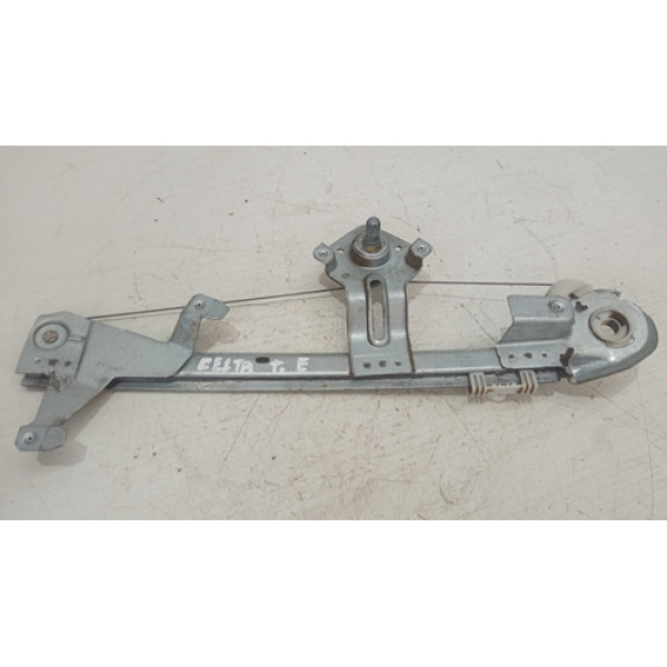 Máquina Vidro Manual Esquerdo Traseiro Por Celta 2003 A 2006
