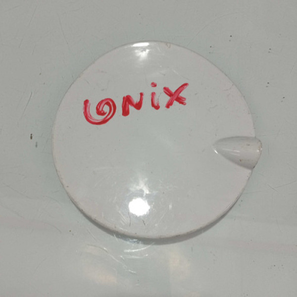 Portinhola Tampa Combustível Gm Chevrolet Onix 13/19 2013 Branco