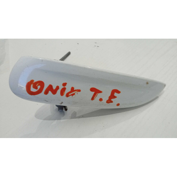 Maçaneta Externa Direito Dianteiro Trase Gm Onix 2012 A 2020 Prata Traseira