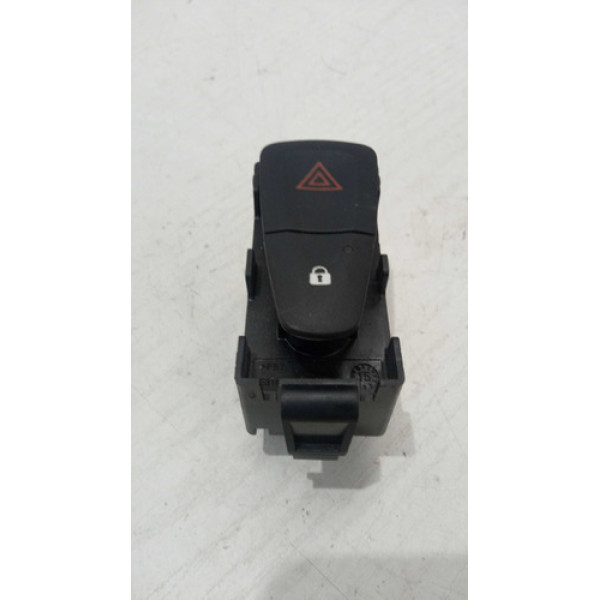 Botão Pisca Alerta Trava Renault Sandero Original - Preto