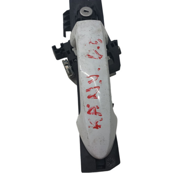 Maçaneta Externa Suporte Traseiro Esquer Ford Ka 2015 A 2020 Branco Dianteira