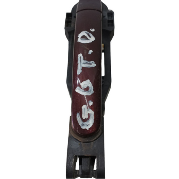 Maçaneta Externa Dianteiro Traseiro Direito Gol 2010 A 2019 Bordô Traseira