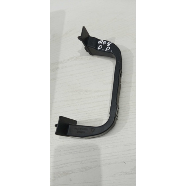 Suporte Maçaneta Diant Direta Peugeot 208 E 2008 2014/2020 Preto Dianteira