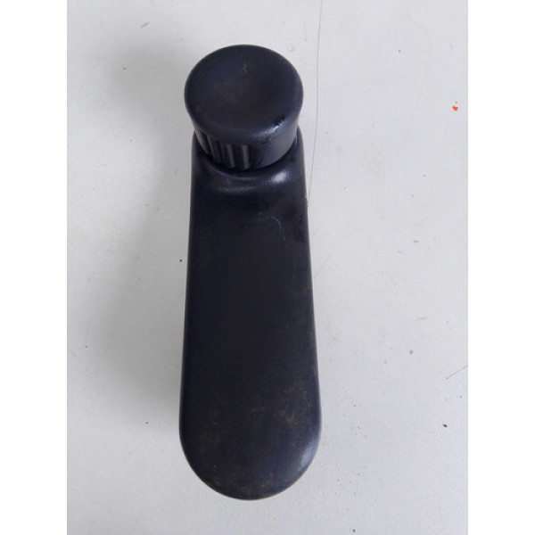 Manivela Vidro Porta Traseiro Clio Logan  Preto