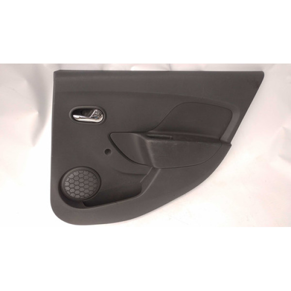 Forro Porta Traseira Direito Renault Sandero Logan 2016  Preto