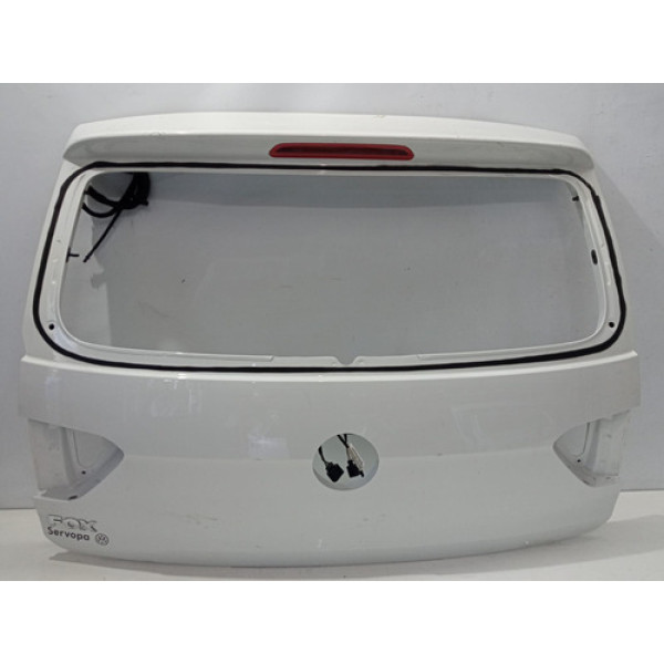 Tampa Traseira Volkswagen Fox 2015 A 2021 Original C/avaria - Branco