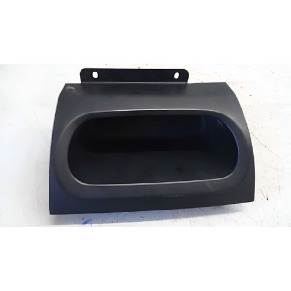 Moldura Porta Objetos Fiat Strada 2019 Original  Preto