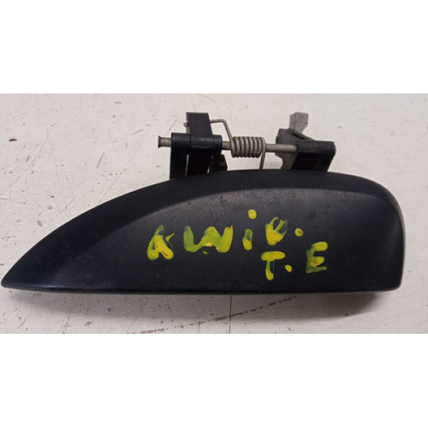 Maçaneta Externa Tras Esquerda Kwid 2018 A 2022 Original Preto Traseira