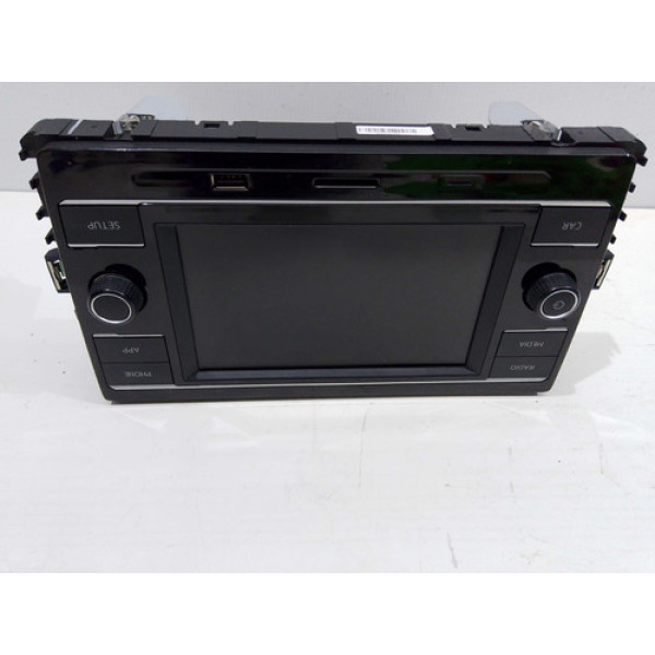 Rádio Central Multimídia Vw Polo Virtus T-cross 2018 A 2020 Preto