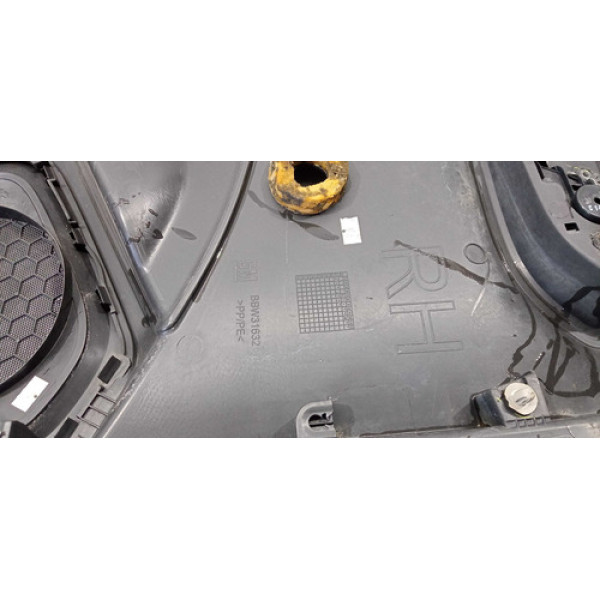 Forro Porta Traseiro Direito Gm Joy Onix 2016 A 2020 Preto