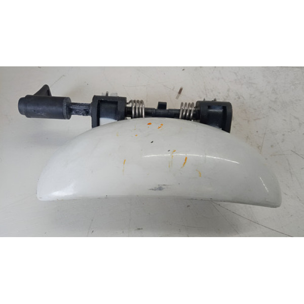 Maçaneta Diant Direit Externo Peugeot 206 2000 2010 Original Branco Dianteira