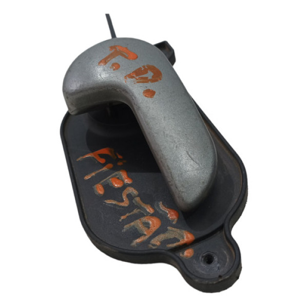 Maçaneta Interna Direito Dianteiro T Ford Fiesta 2002 A 2014 Cinza Traseira