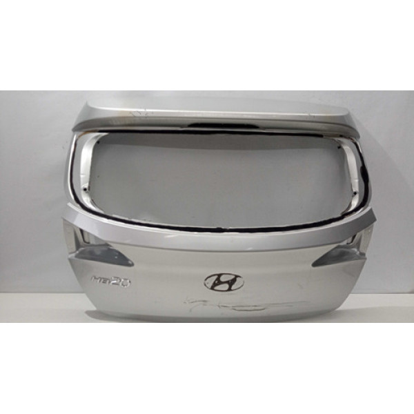 Tampa Traseira Hyundai Hb20 Hatch 2013/ 2019  Prata