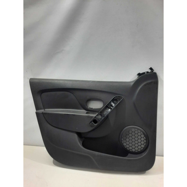 Forro Porta Dianteiro Esquerdo D Renault Sandero 2015 A 2021 Preto