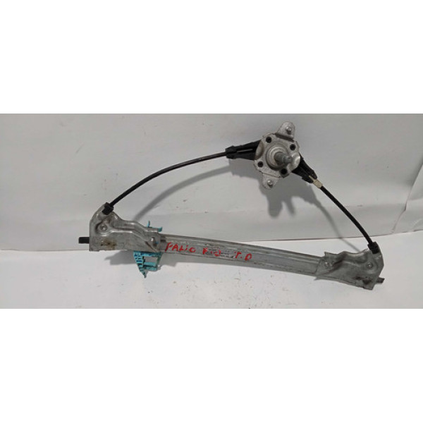 Maquina De Vidro Manual Traseiro Direito Novo Palio