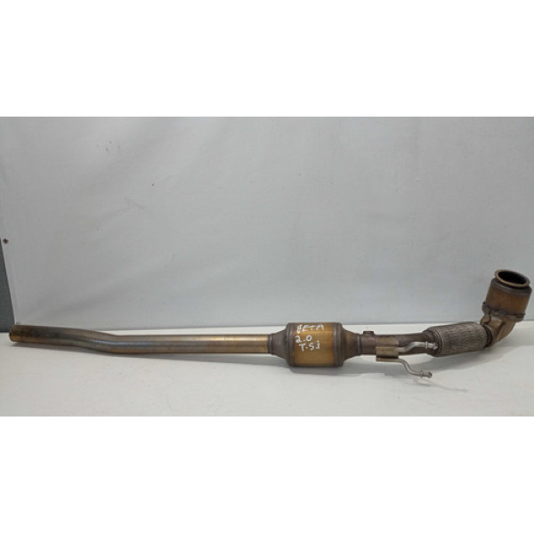 Downpipe Original Volkswagen Jetta Tsi 2013 Dourado