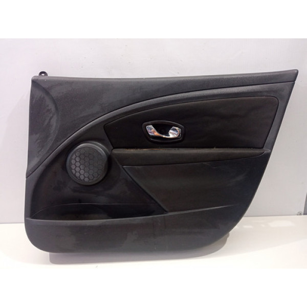 Forro Porta Dianteira Direita Renault Fluence 2011/2016 Preto