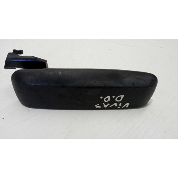 Maçaneta Dianteira E Traseira Direito Fiat Novo Uno Origina Preto Dianteira