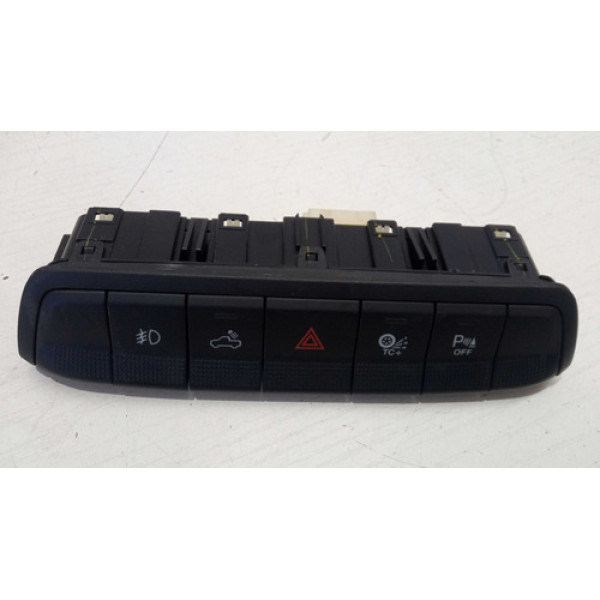 Botão Pisca Alerta Fiat Strada 2021 2023 Original Preto