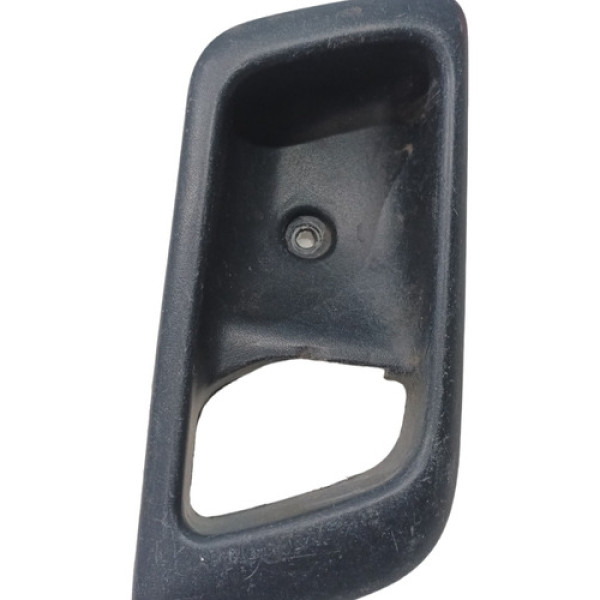 Moldura Maçaneta Interna Esquerdo Sie Fiat Palio 2007 A 2012 Preto Dianteira