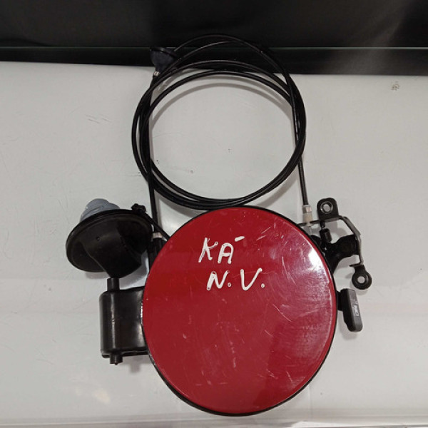 Portinhola C Cabo Tanque Combustível Ford Ka 2018 Original 2018 Vermelho