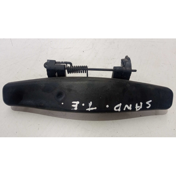 Maçaneta Externa Esquerdo Diante Renault Sandero 2010 A 2013 Preto Traseira