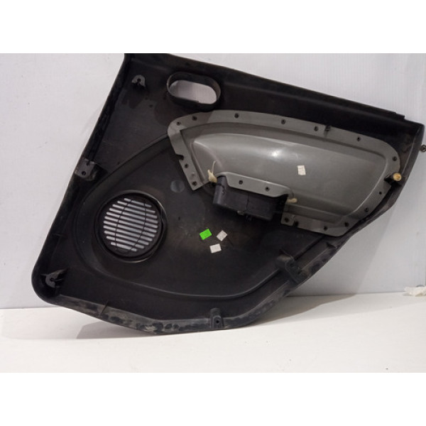 Forro Porta Traseiro Esquerdo Ford Fiesta 2003 A 2013 Preto E Cinza