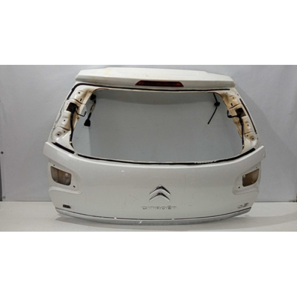 Tampa Traseira Citroen C3 2013 2014 2015 2016 2017 Branco