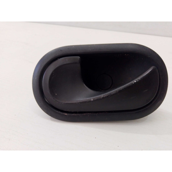 Maçaneta Interna Esquerdo Dianteiro Renau Megane 2007 A 2013 Preto Traseira