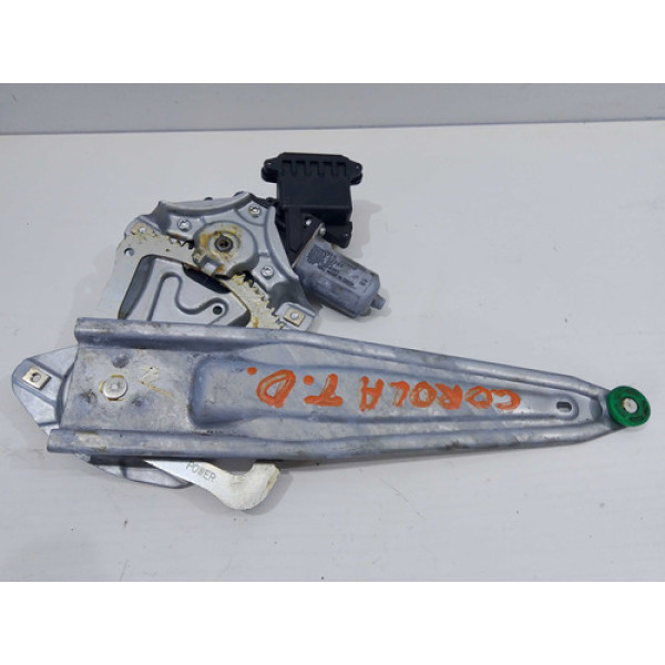 Máquina Vidro Elétrico Traseiro Toyota Corolla 2009 A 2019