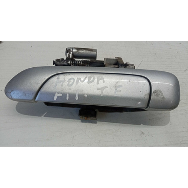 Maçaneta Externa Traseira Esquerda Honda Fit - Prata - Traseira