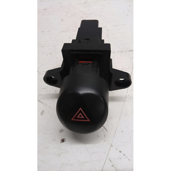 Botão Int. Pisca Alerta Jac J5 2015 Original  Preto