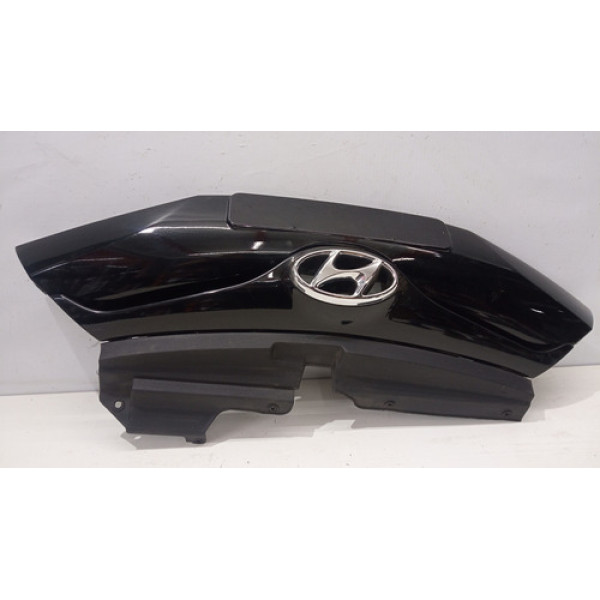 Moldura Frontal Da Grade Original Hyundai Hb20 2012/2015 Preto Para-choque