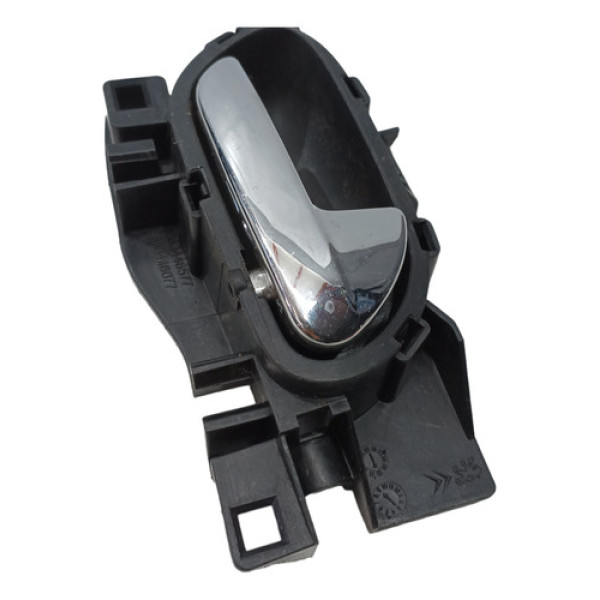 Maçaneta Interna Dianteiro Esquerdo Citroen C3 2011 A 2021 Preto Traseira