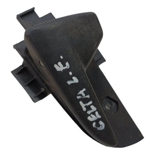 Maçaneta Interna Esquerdo Dianteiro Pri Gm Celta 2007 A 2016 Preto Dianteira