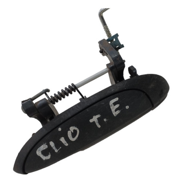 Maçaneta Externa Dianteiro Esquerdo Renault Clio 1999 A 2015 Preto