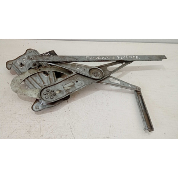 Maquina Vidro Fluence 2012 2017 Dianteiro Esquerdo