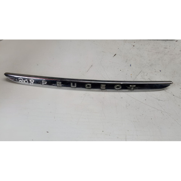 Friso Cromado Tampa Traseira Peugeot 208 2013-2019 Original