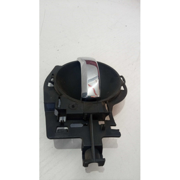 Maçaneta Interna Traseiro Le Esquerdo Citroen C3 2010 A 2011 Cromado Traseira