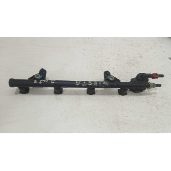 Flauta Bico Injetor Combustível 1 Ford Fiesta Ka 2008 A 2013