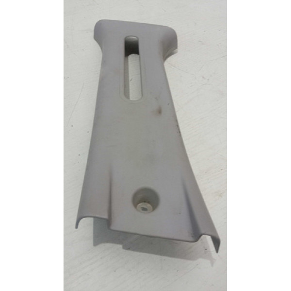 Acabamento Moldura Cinto Coluna Renault Sa Logan 2015 A 2019 Cinza